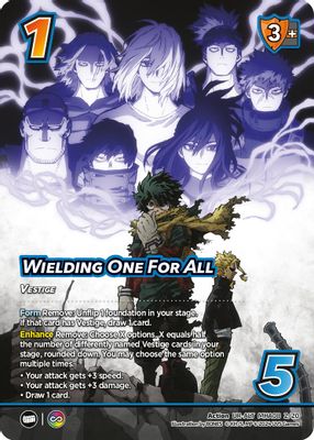 Wielding One For All (Alternate Art)