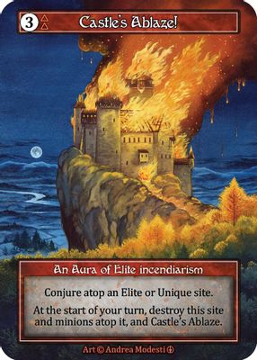 Castle's Ablaze! (Foil)