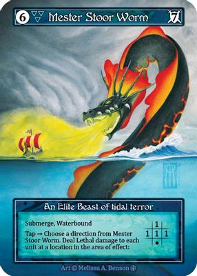 Mester Stoor Worm (Foil)