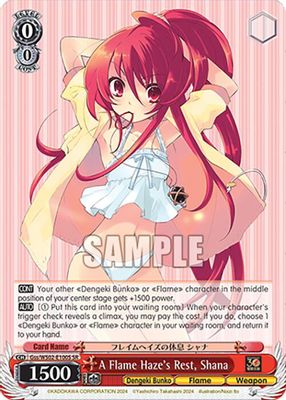 A Flame Haze's Rest, Shana (SR)