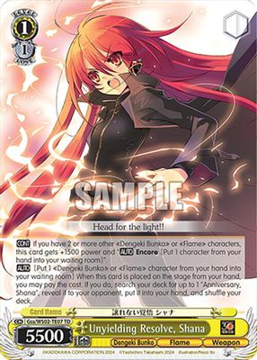 Unyielding Resolve, Shana