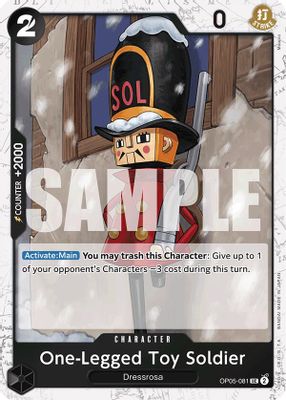 One-Legged Toy Soldier (Jolly Roger Foil)