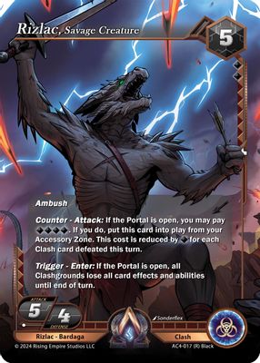 Rizlac, Savage Creature