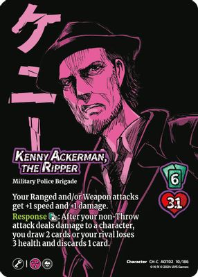Kenny Ackerman, the Ripper