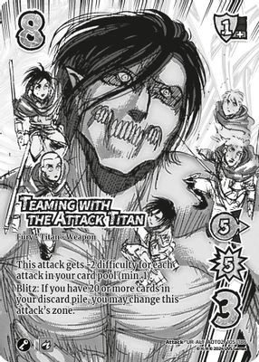 Teaming with the Attack Titan (Alternate Art)
