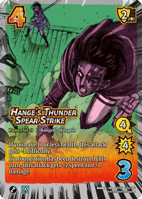 Hange's Thunder Spear Strike