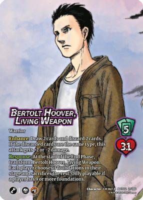 Bertolt Hoover, Living Weapon // Bertolt, Colossus Titan Advancing (Alternate Art)