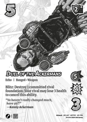 Duel of the Ackermans (Alternate Art)