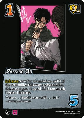 Passing On