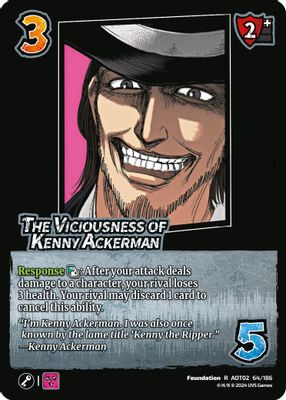 The Viciousness of Kenny Ackerman
