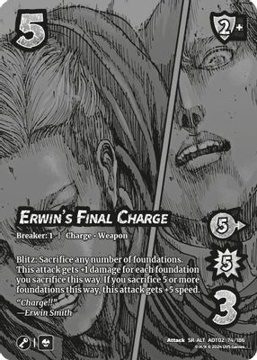 Erwin's Final Charge (Alternate Art)