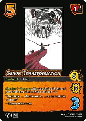 Serum Transformation