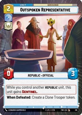 Outspoken Representative (Hyperspace)