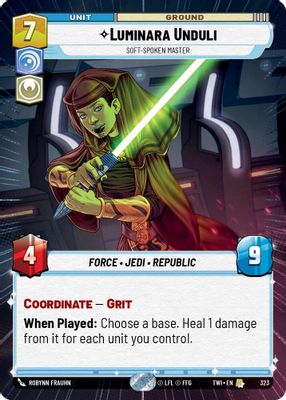 Luminara Unduli - Soft-Spoken Master (Hyperspace)