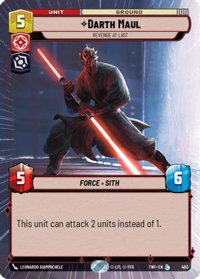 Darth Maul - Revenge At Last (Hyperspace)