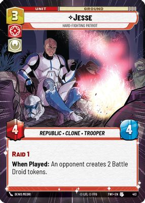 Jesse - Hard-Fighting Patriot (Hyperspace)