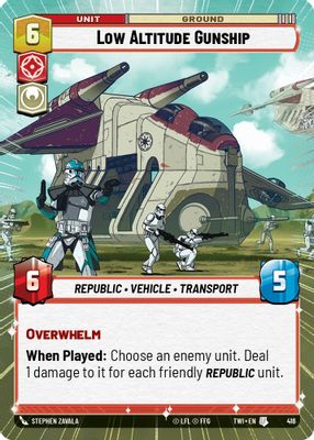 Low Altitude Gunship (Hyperspace)