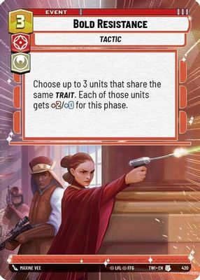Bold Resistance (Hyperspace)