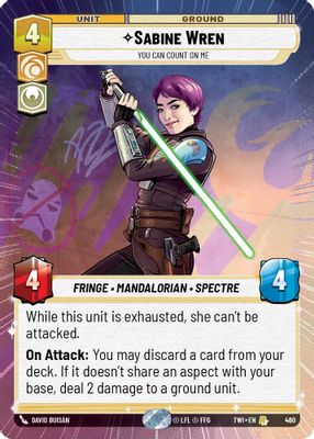 Sabine Wren - You Can Count On Me (Hyperspace)