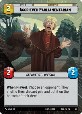 Aggrieved Parliamentarian (Hyperspace)