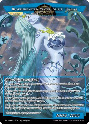 Undine, The Love Of The Ocean // Brokenhearted Water Spirit, Undine