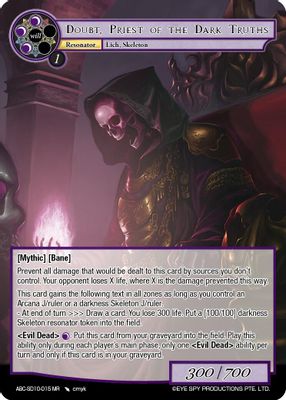 Doubt, Priest Of The Dark Truths (ABC-SD10-015)