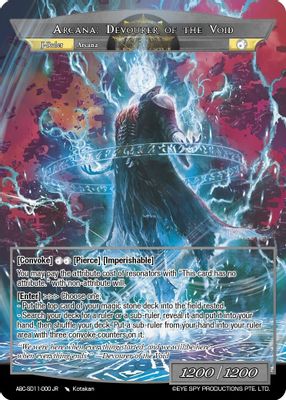 Arcana: Lord Of Time // Arcana: Devourer Of The Void