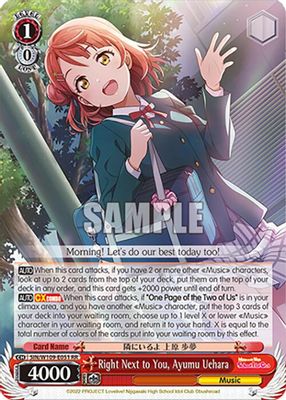 Right Next to You, Ayumu Uehara