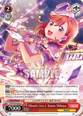 Miracle Live~ Kanon Shibuya