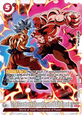 The Greatest Showdown of All Time! (Tournament Pack -Winner- 04)