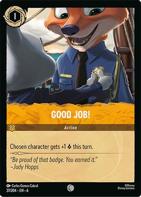 Good Job!