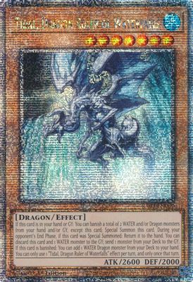 Tidal, Dragon Ruler of Waterfalls (Quarter Century Secret Rare)