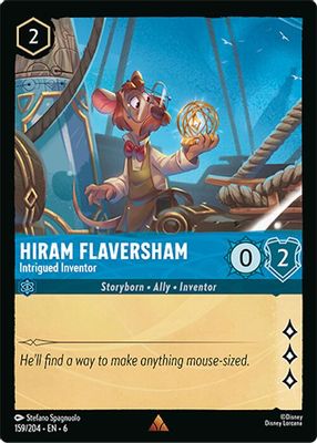 Hiram Flaversham - Intrigued Inventor