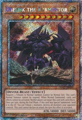 Obelisk the Tormentor (Platinum Secret Rare)