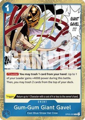 Gum-Gum Giant Gavel (Jolly Roger Foil)