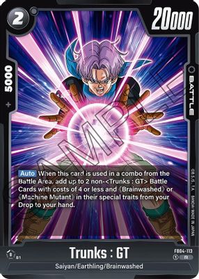 Trunks : GT - FB04-113