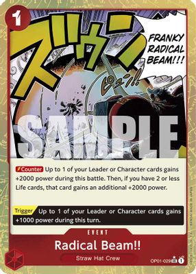 Radical Beam!! (Textured Foil)