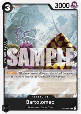 Bartolomeo (OP04-089) (Reprint)