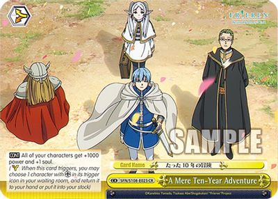 A Mere Ten-Year Adventure