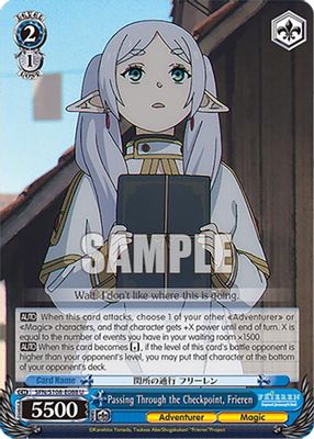 Passing Through the Checkpoint, Frieren