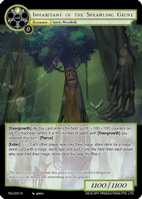 Inhabitant of the Sprawling Grove