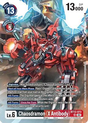 Chaosdramon (X Antibody) (Alternate Art)