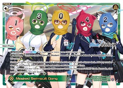 Masked Swimsuit Gang