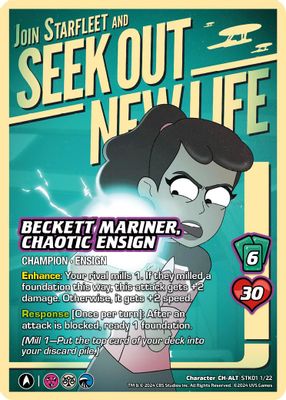 Beckett Mariner, Chaotic Ensign (Alternate Art)