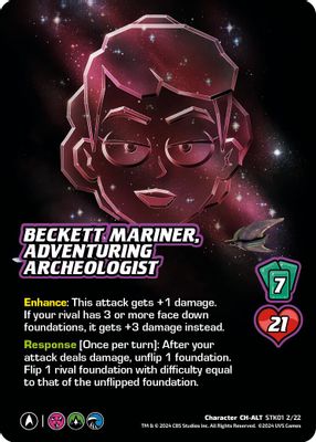 Beckett Mariner, Adventuring Archeologist (Alternate Art)