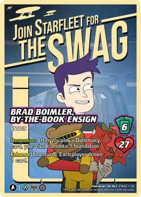 Brad Boimler, By-the-Book Ensign (Alternate Art)