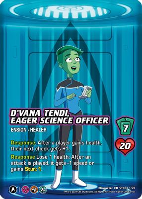 D'Vana Tendi, Eager Science Officer