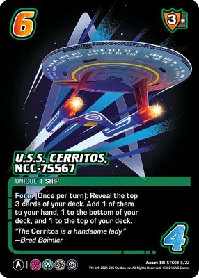 U.S.S. Cerritos, NCC-75567 (STK03 5/22)