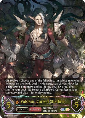 Valdain, Cursed Shadow (Evolved) (U)