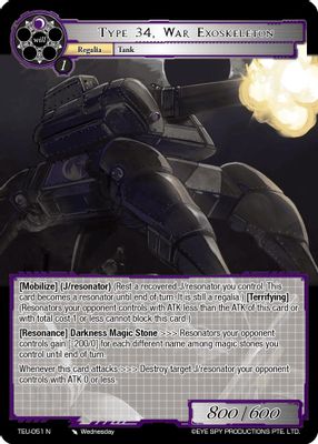Type 34, War Exoskeleton